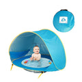 Tenda de praia infantil com guarda-sol à prova d'água e proteção UV - Pitah Shop