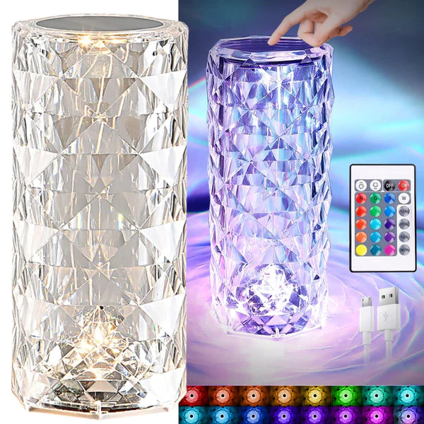 Luminária De Mesa - Cristal - Pitah Shop
